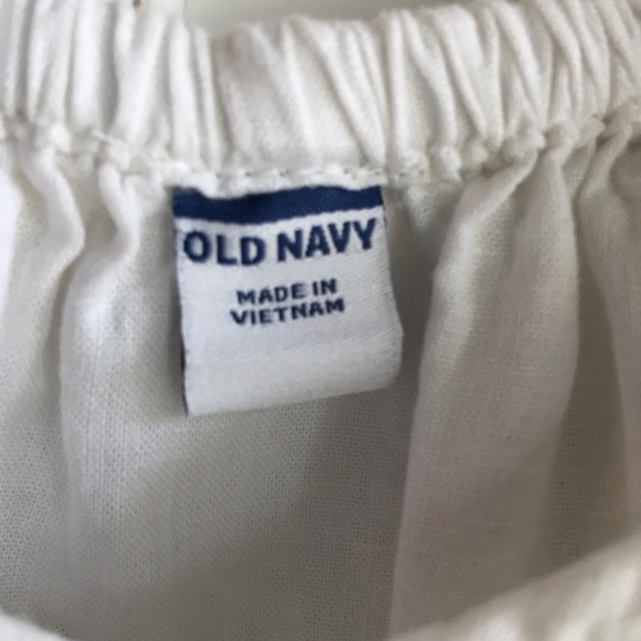 OldNavy White Linen Top - Picture 12 of 14